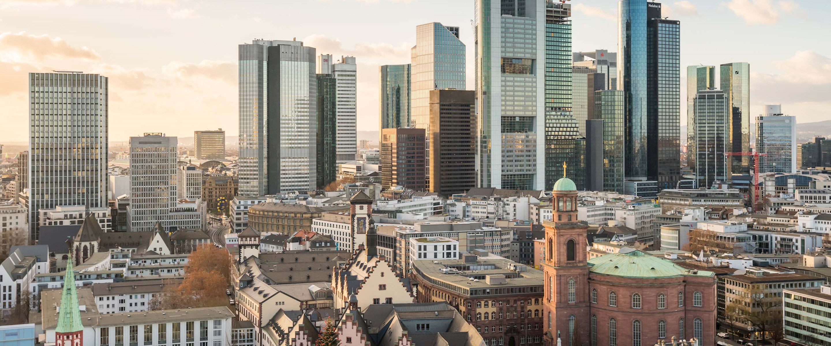 Frankfurt aerial view