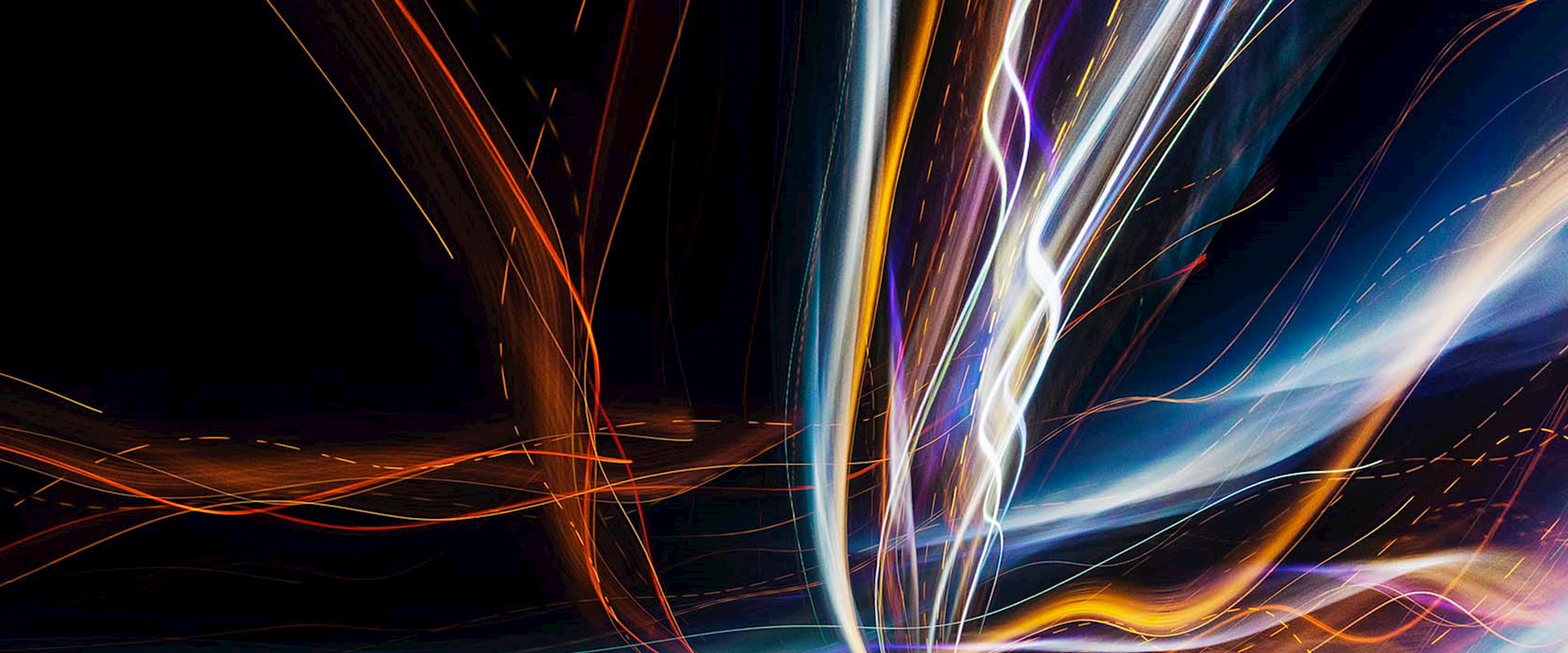 Abstract colorful lines
