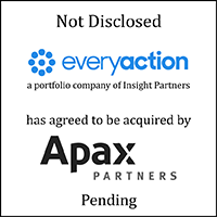 EveryAction (logo) Has Agreed to be Acquired by Apax Partners (logo)