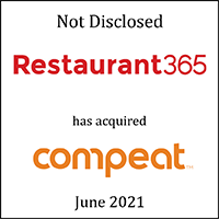 Restaurant365 (logo) has acquired Compeat (logo)