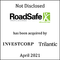 RoadSafe Traffic Systems (logo) Has Agreed to Be Acquired by Investcorp (logo) and Trilantic (logo)