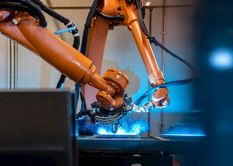 Car on the manufacturing line