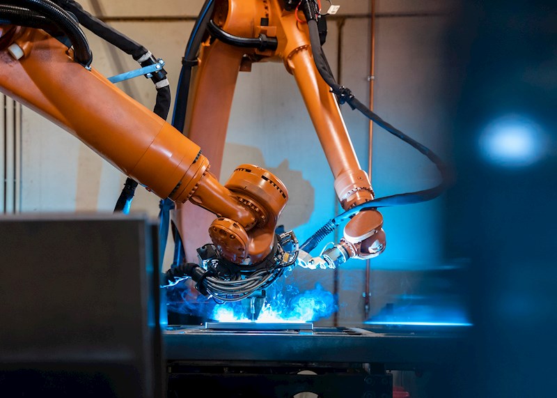 Car on the manufacturing line